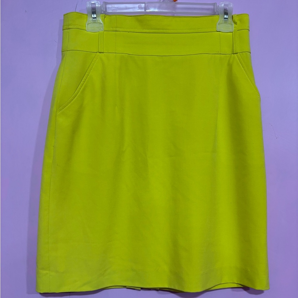 Gianni Bini Vibrant Yellow Pencil Skirt